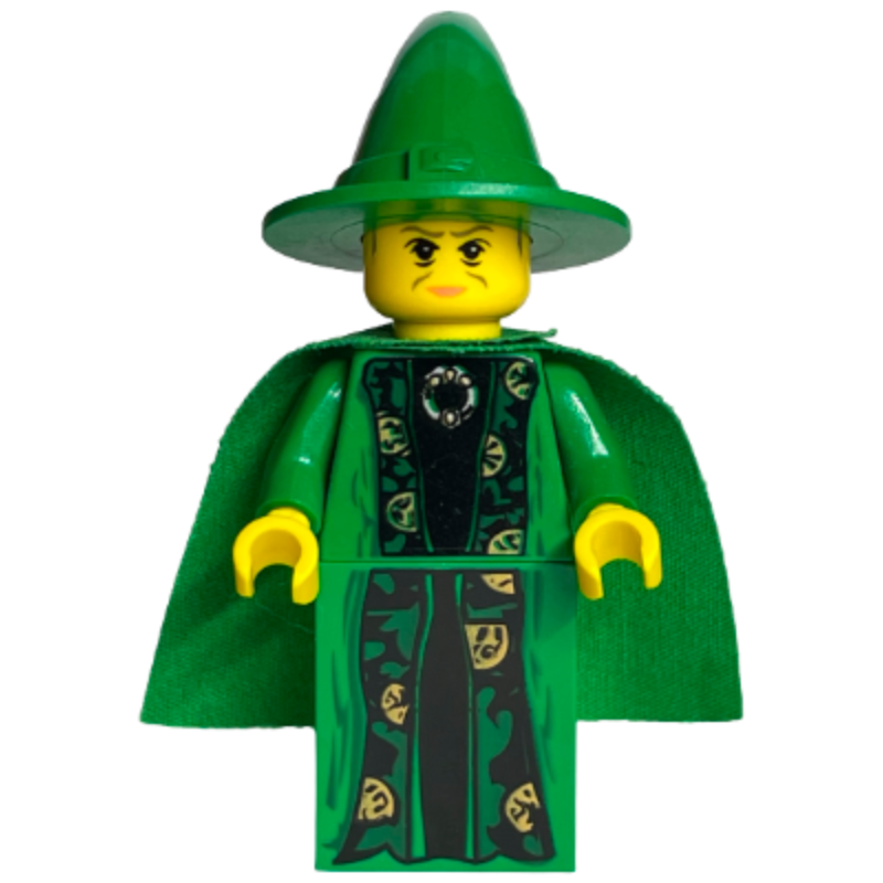 HP022 Professor Minerva McGonagall, Green Robe and Cape