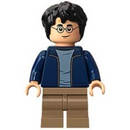 HP175 Harry Potter, Dark Blue Open Jacket, Dark Tan Medium Legs
