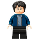 HP288 Harry Potter, Dark Blue Open Jacket, Black Medium Legs