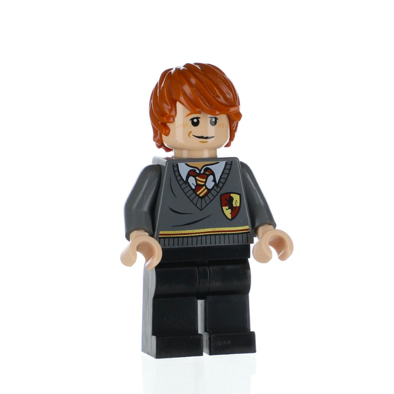 HP112 Ron Weasley, Gryffindor Stripe and Shield Torso, Black Legs