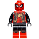 SH0778 Spider-Man - Black and Red Suit, Large Gold Spider, Gold Knee Trim (Integrated Suit)