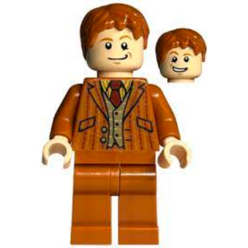 HP122: Fred / George Weasley, Dark Orange Suit - One figure only