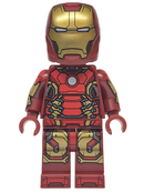 SH1103: Iron Man - Mark 43 Armor, Light Nougat Head, Printed Arms