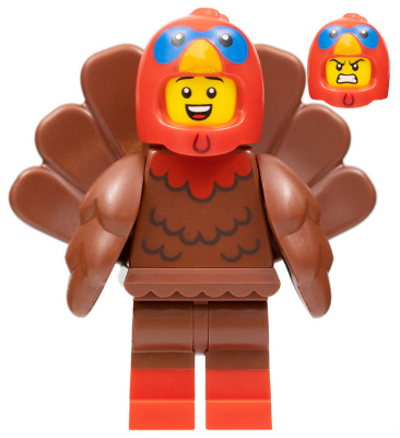 COL406: Turkey Costume, Series 23 (Minifigure Only without Stand and Accessories)