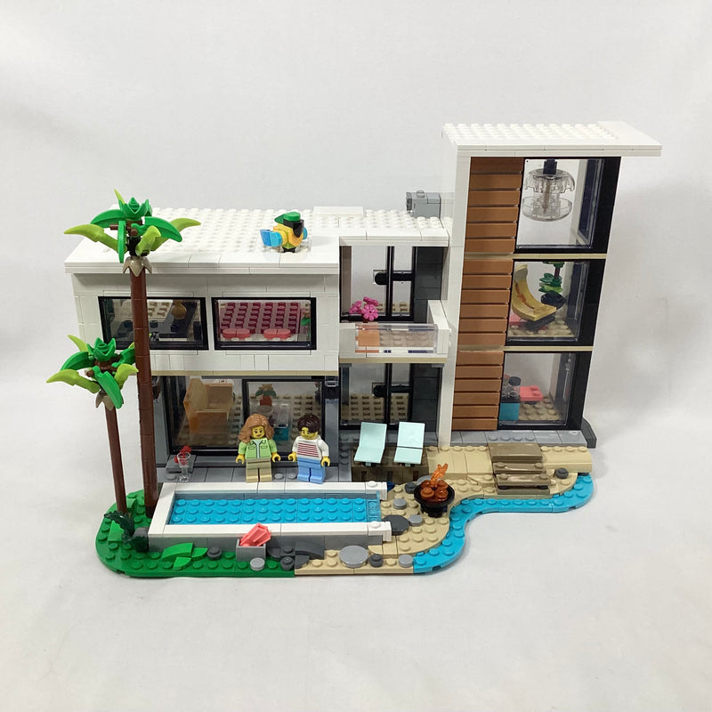 Custom Lego Beach House Modern Lego House Moc 31153 Modern House