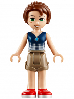 ELF012 Emily Jones, Dark Tan Shorts