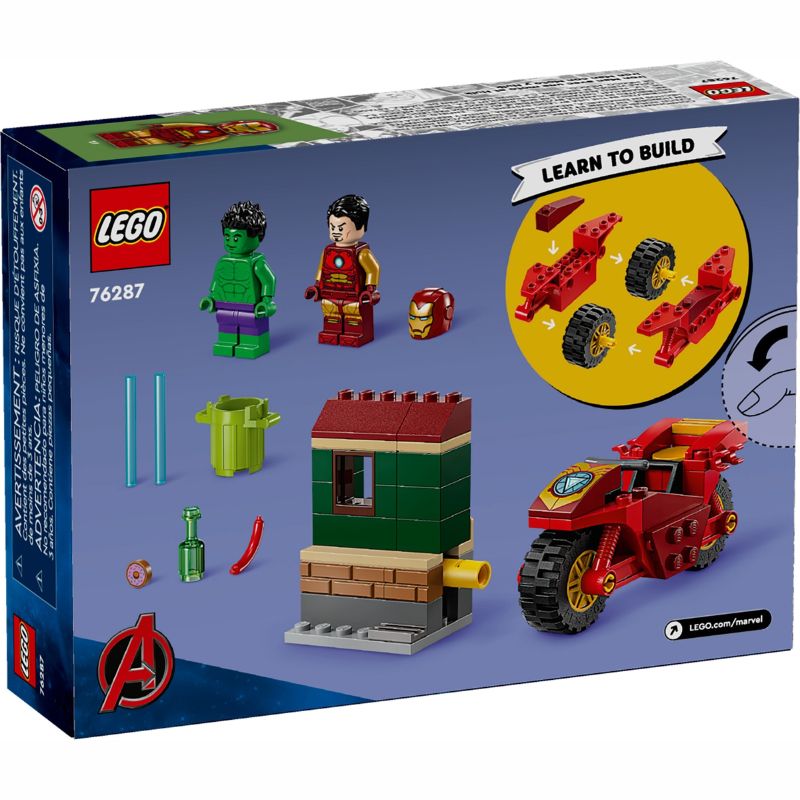 76287 Iron Man with Bike and The Hulk