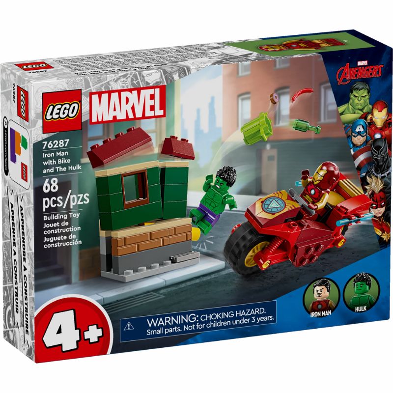 76287 Iron Man with Bike and The Hulk