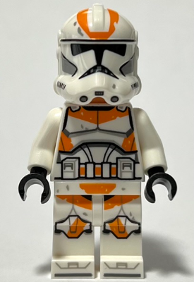 SW1235 Clone Trooper, 212th Attack Battalion (Phase 2) - White Arms, Dirt Stains, Nougat Head, Helmet with Holes