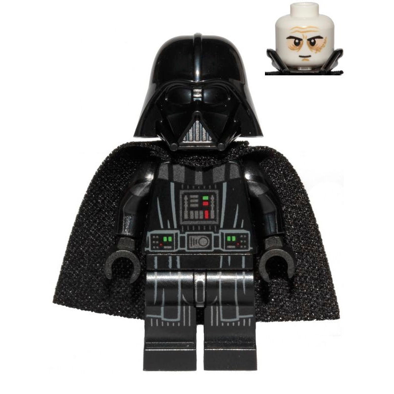 SW1112 Darth Vader - Printed Arms, Traditional Starched Cape, White Head with Smile