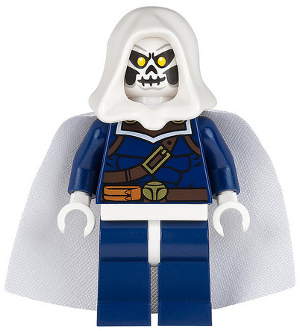 SH0100 -  Taskmaster - White Cape and Hood