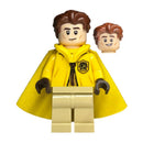 HP429 Cedric Diggory - Yellow Hufflepuff Quidditch Uniform with Hood and Cape