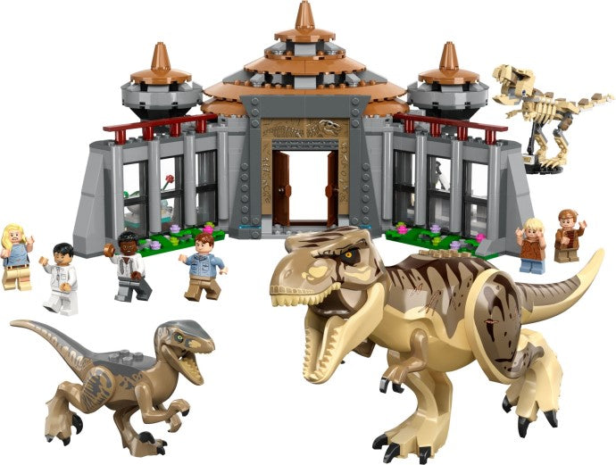 76961 Visitor Centre: T. rex & Raptor Attack (Pre-Owned)