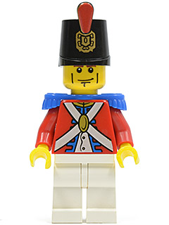 PI087 Imperial Soldier II - Shako Hat Printed, Cheek Lines