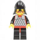 CAS149 Scale Mail - Red with Black Arms, Black Legs with Red Hips, Black Neck-Protector