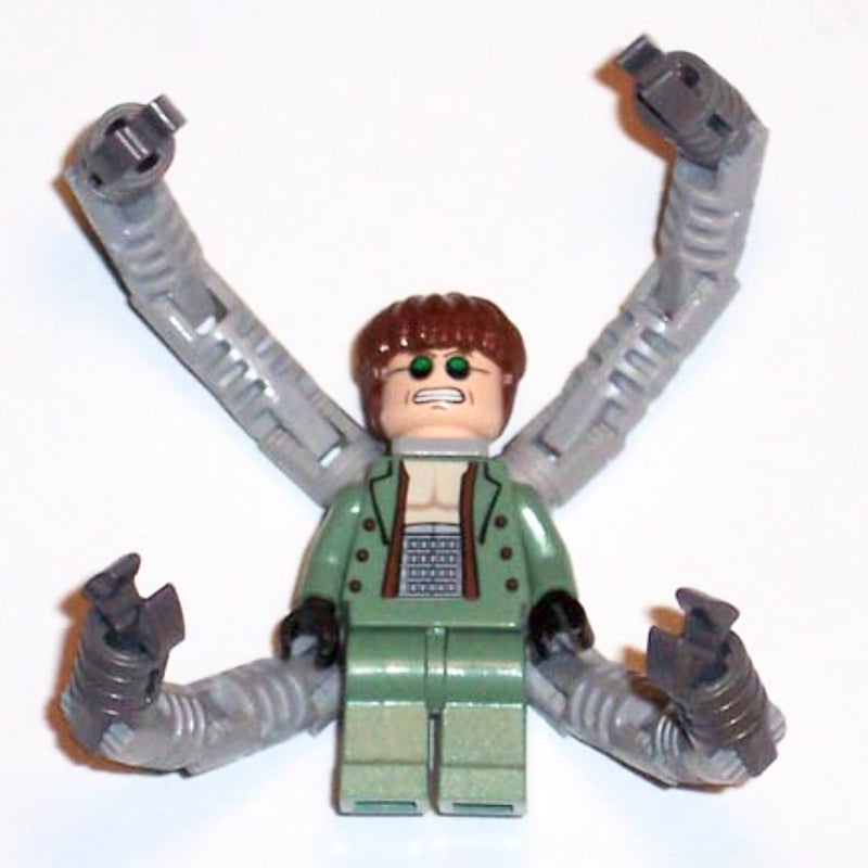 SPD027 Dr. Octopus (Otto Octavius) / Doc Ock, Sand Green Jacket, Sand Green Legs, Clenched Teeth Smile - With Arms