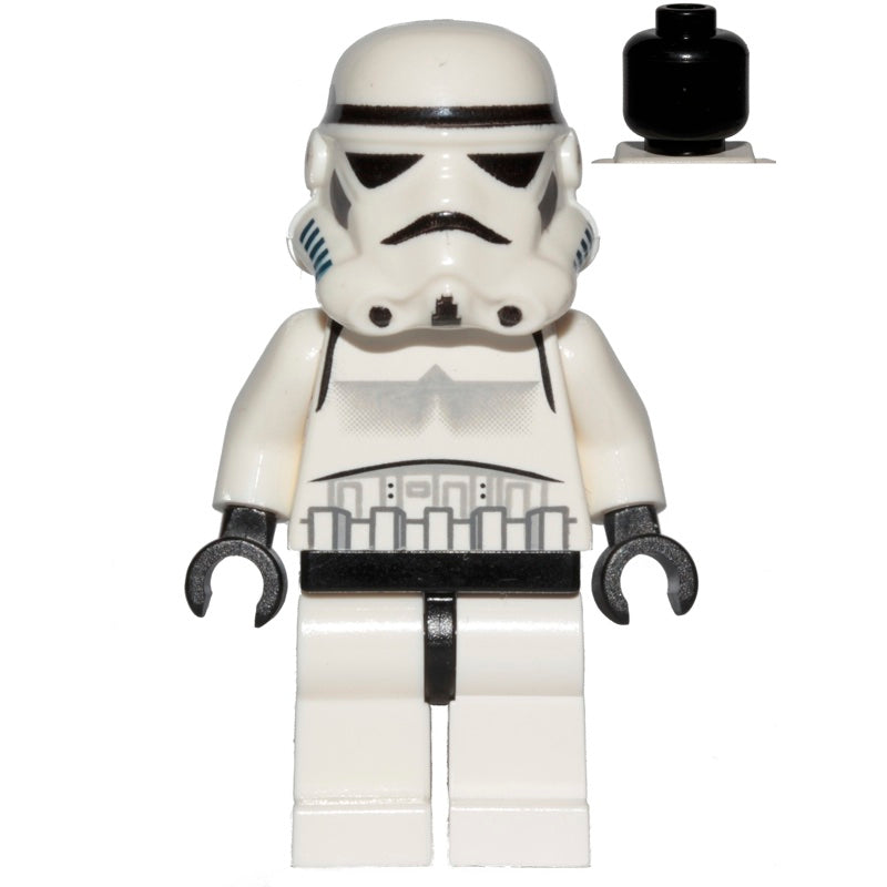 SW0036B Imperial Stormtrooper - Black Head, Solid Mouth Helmet