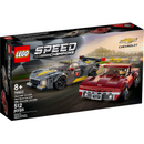 76903 Chevrolet Corvette C8.R Race Car and 1968 Chevrolet Corvette