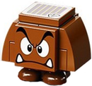 mar0022 Goomba (Dark Bluish Gray Interior Pieces) - Angry