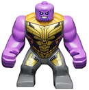 SH0733 -  Thanos - Dark Bluish Gray Armor without Helmet