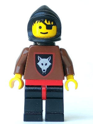 CAS251 Wolfpack - Eye Patch, Brown Arms and Black Legs, Black Hood and Cape