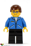 SPD002: Peter Parker 1 - Jacket Blue, Black Legs, Brown Male Hair