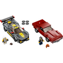 76903 Chevrolet Corvette C8.R Race Car and 1968 Chevrolet Corvette