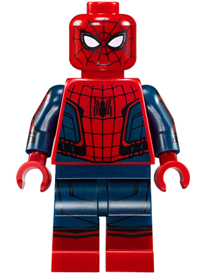 SH420 - Spider-Man - Black Web Pattern, Red Torso Small Vest, Red Boots