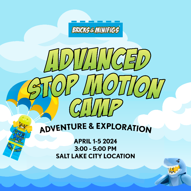 Advanced Stop Motion Camp: Spring 2025 - Adventures and Exploration (March 31 - April 4 2025, 3:00 - 5:00 pm, Salt Lake)