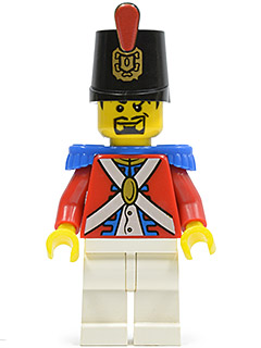 PI092 - Imperial Soldier II - Shako Hat Printed, Black Goatee