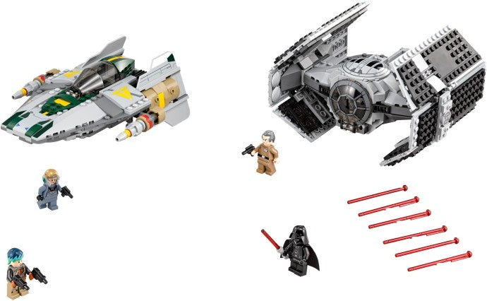 75150 Vader's TIE Advanced vs. A-wing Starfighter (No Grand Moff Tarkin)