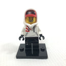 HS004 Jack Davids - White Hoodie with Cap and Hood (Large Smile / Grumpy)