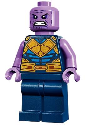 SH859  Thanos - Dark Blue Legs Plain, Medium Lavender Arms, No Helmet