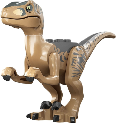 raptor15 Dinosaur Raptor / Velociraptor with Dark Bluish Gray Back