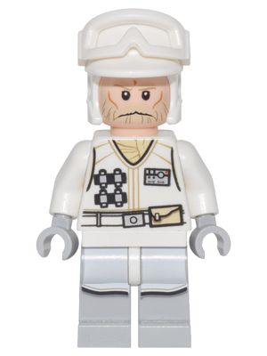 SW0765 Hoth Rebel Trooper White Uniform (Tan Beard, without Backpack)