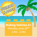 Beginner Building Workshop : Summer 2025 - Making Vehicles (Monday June 23rd 3:00 pm - 5:00 pm, Bountiful)