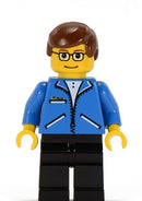SPD002: Peter Parker 1 - Jacket Blue, Black Legs, Brown Male Hair