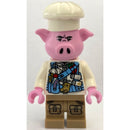 MK064 Pigsy - Medium Blue Utility Harness with Pig Head Buckle, Dark Tan Medium Legs with Pockets