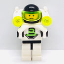 SP051 Blacktron 2 with Jet Pack and trans-neon green lights