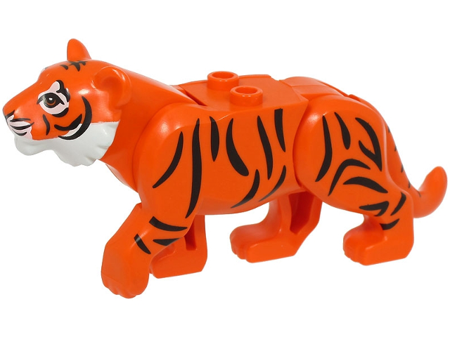 bb0787c05pb01 Cat, Large (Tiger) with White Muzzle and Nose and Black Stripes Pattern