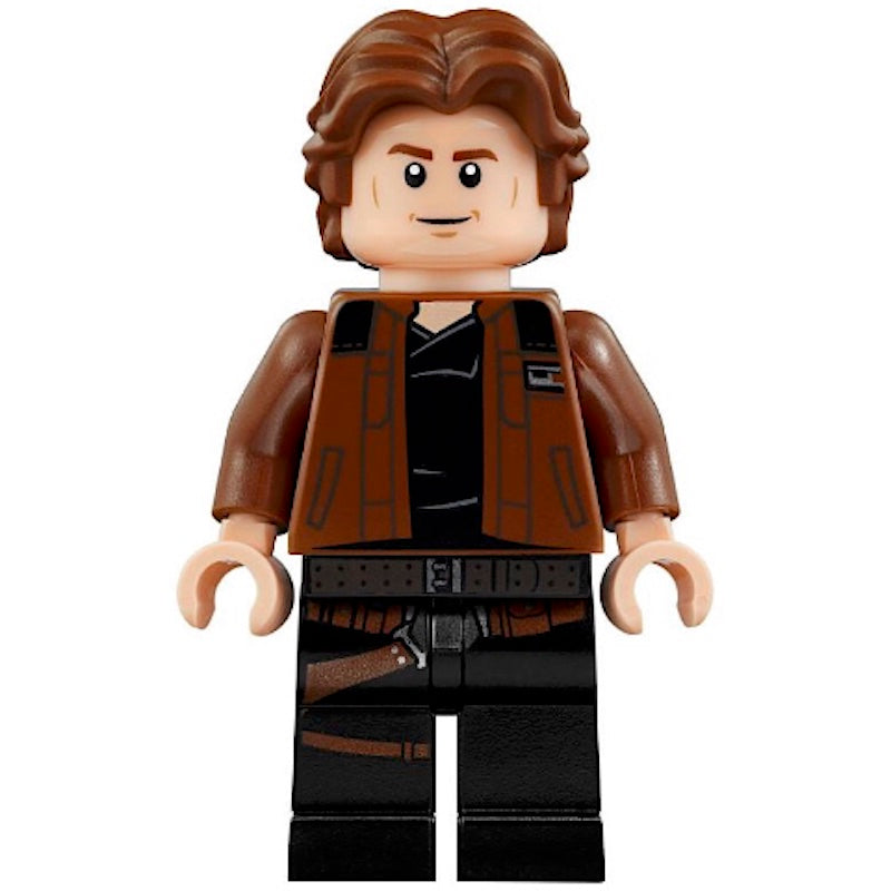 SW0921 Han Solo, Black Legs with Holster Pattern, Brown Jacket with Black Shoulders