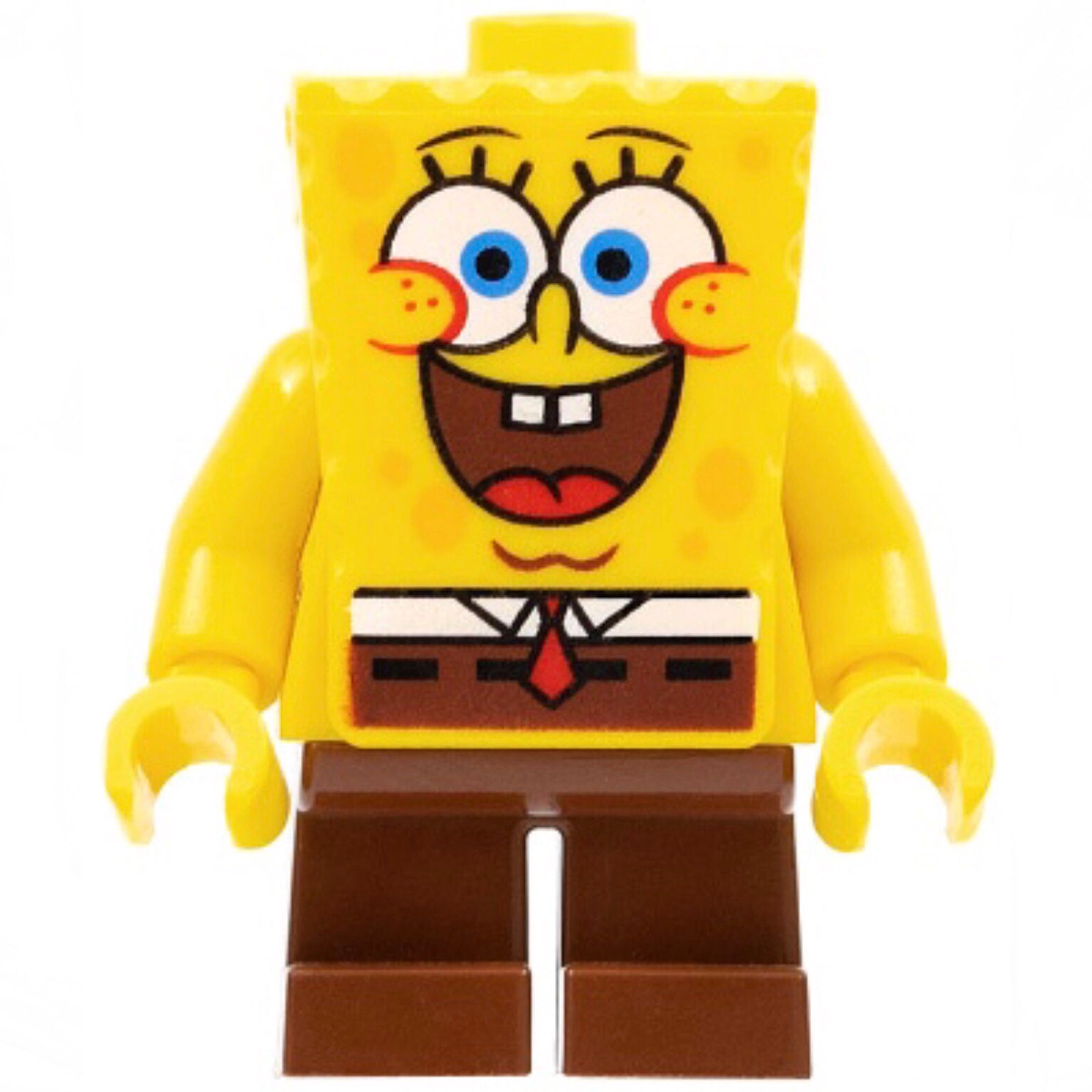 BOB028 SpongeBob - Large Grin and Black Eyebrows