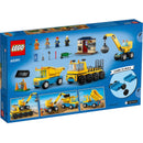 60391 Construction Trucks and Wrecking Ball Crane