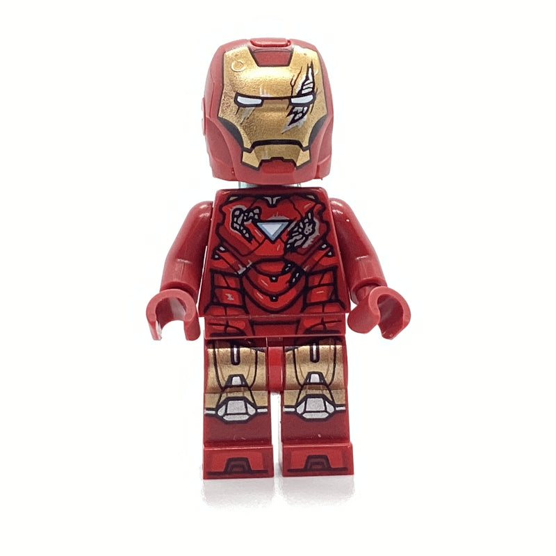 SH0923 Iron Man - Mark 6 Armor, Large Helmet Visor, Battle Damage