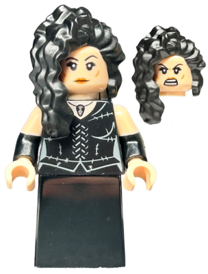 HP424: Bellatrix Lestrange - Black Dress, Dual Molded Arms