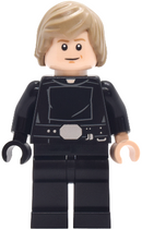 SW1476: Luke Skywalker - Jedi, Hair with Side Part, Smile with Crease / Frown