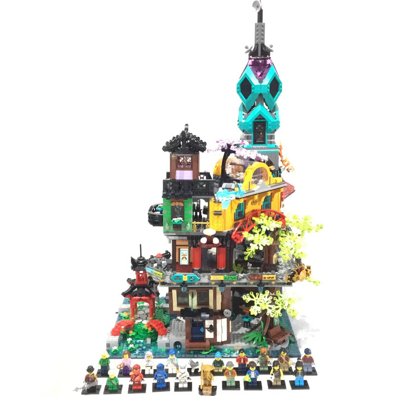 71741 NINJAGO City Gardens (Pre-Owned)(Missing Side Build section)