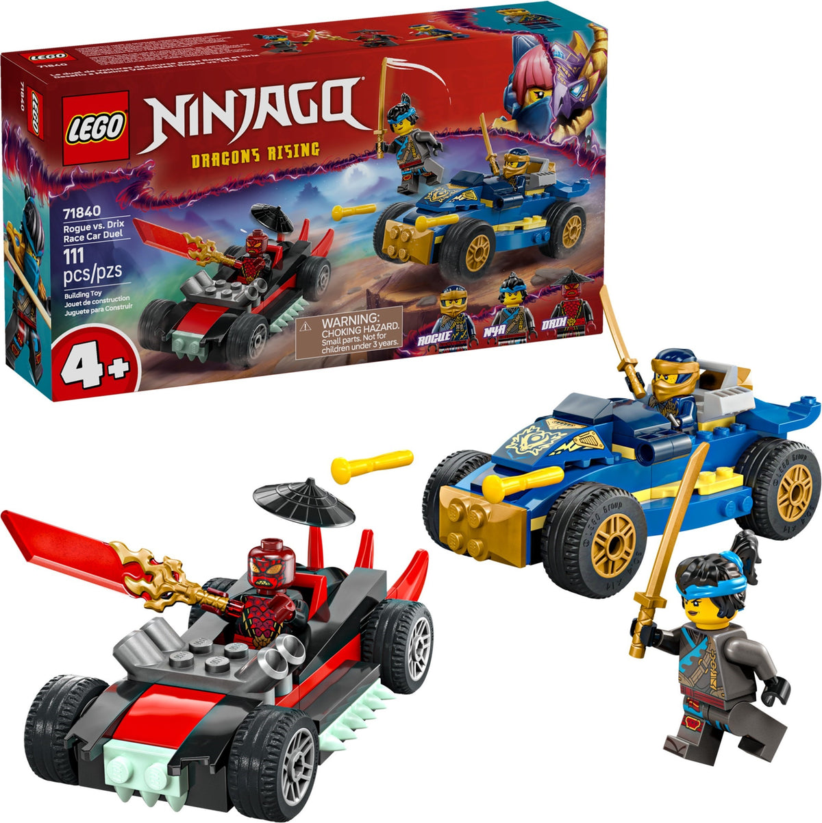 71840 Rogue vs. Drix Race Car Duel