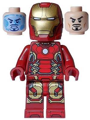 SH0974: Iron Man - Mark 43 Armor, Light Nougat Head