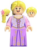 DIS138 Rapunzel - Minifigure, Bright Pink Flower